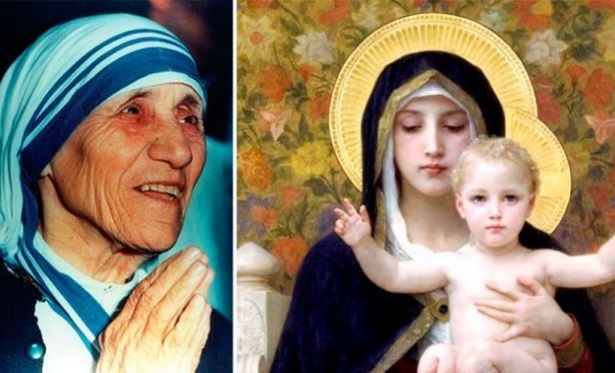 Esta  a Novena de emergncia  Virgem Maria que Madre Teresa rezava em apuros