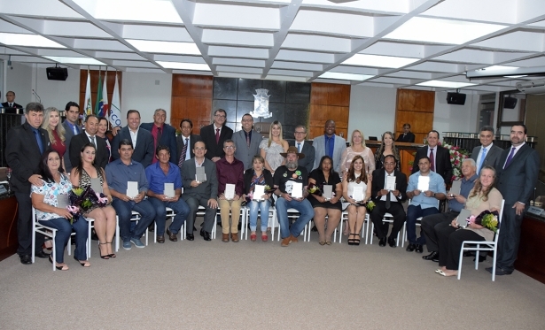 Servidores Municipais foram homenageados pela Cmara Municipal de Patrocnio