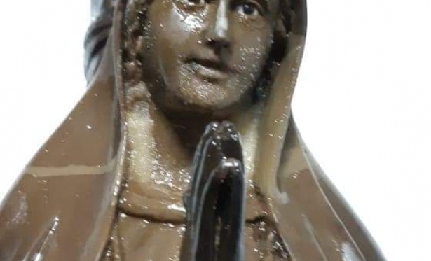 Imagem de Nossa Senhora verte mel: pe. Manzotti presencia fenmeno no Cear