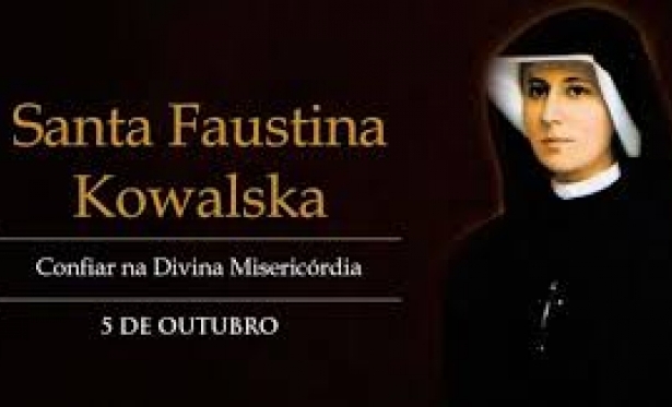 05/10 - Santo do Dia: Santa Maria Faustina Kowalska