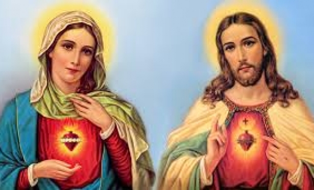 Orao aos Sagrados Coraes de Jesus e Maria