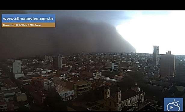Interior de So Paulo volta a registrar tempestade de areia