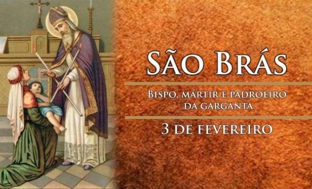 03/02: Santo do Dia - So Brs, protetor da garganta