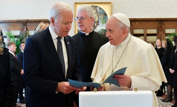 Papa Francisco recebe o presidente dos EUA